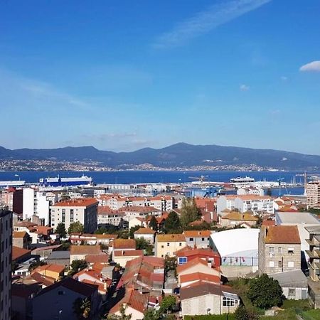 Apartamento Piso MiraCíes- Wifi- Parking- Vistas Ría de Vigo Exterior foto